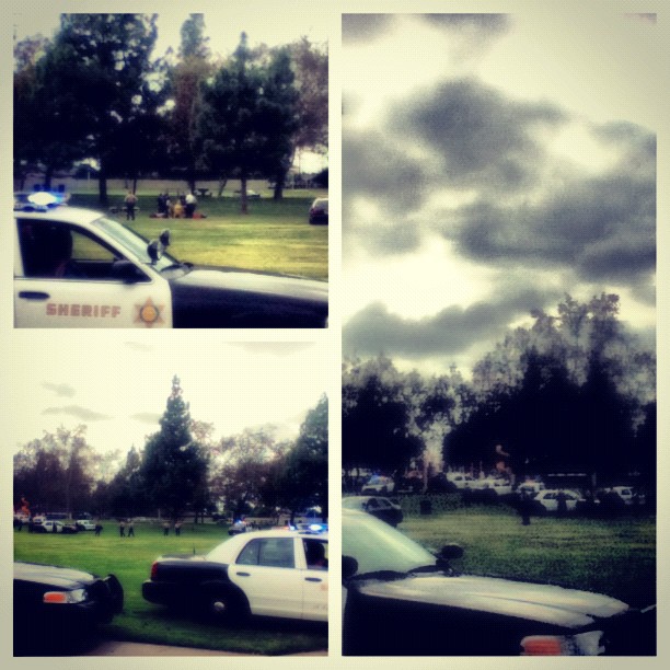 First photos from the scene These photos were sent to Los Cerritos Community Newspaper via Twitter from a reader that shows several law enforcement officials at Hermosillo Park.