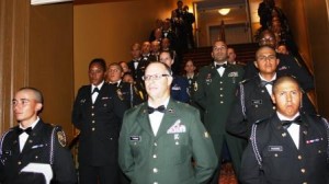 cadets Cadets from the National Youth Guard Challenge Program get ready to enter the Gala at the Historic Biltmore Hotel