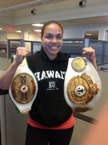 Boxing Champ Gets Her Stolen Belts BACK.