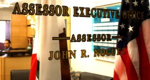 The Office of Los Angeles County Assessor John R. Noguez at the Los Angeles County Hall of Administration in mid 2012.  Photo by Randy Economy