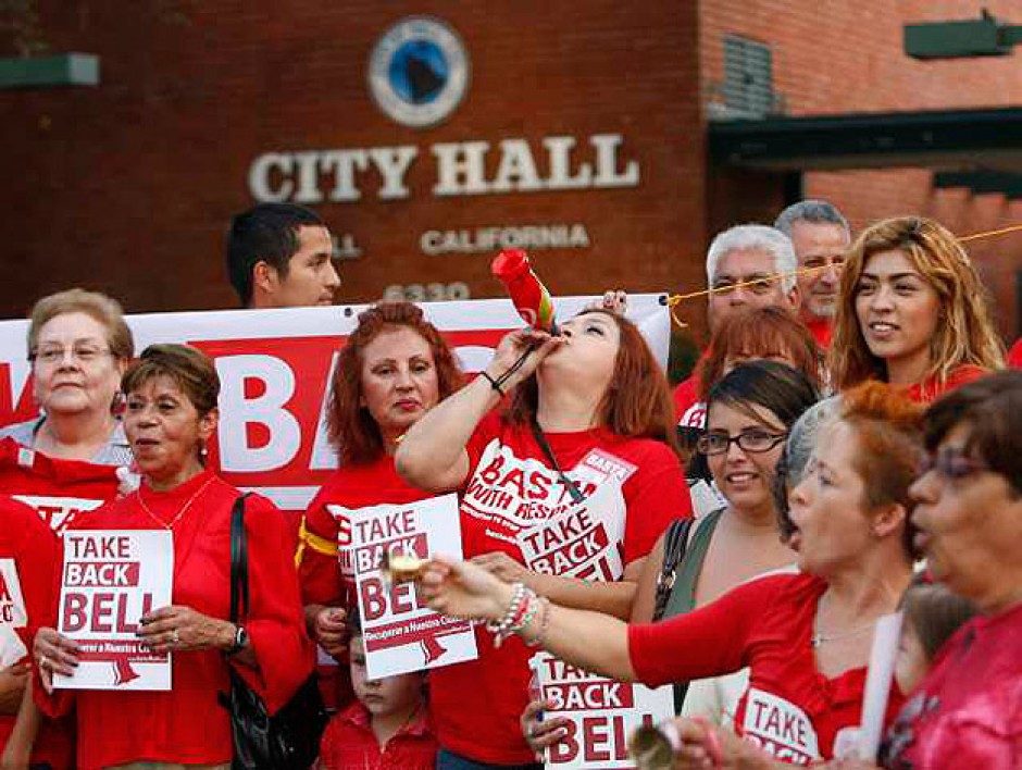 Members of BASTA react to verdicts in Bell. (BASTA PHOTO)