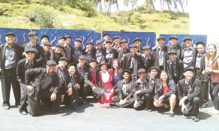A beaming (and winning) Cerritos High School squad.