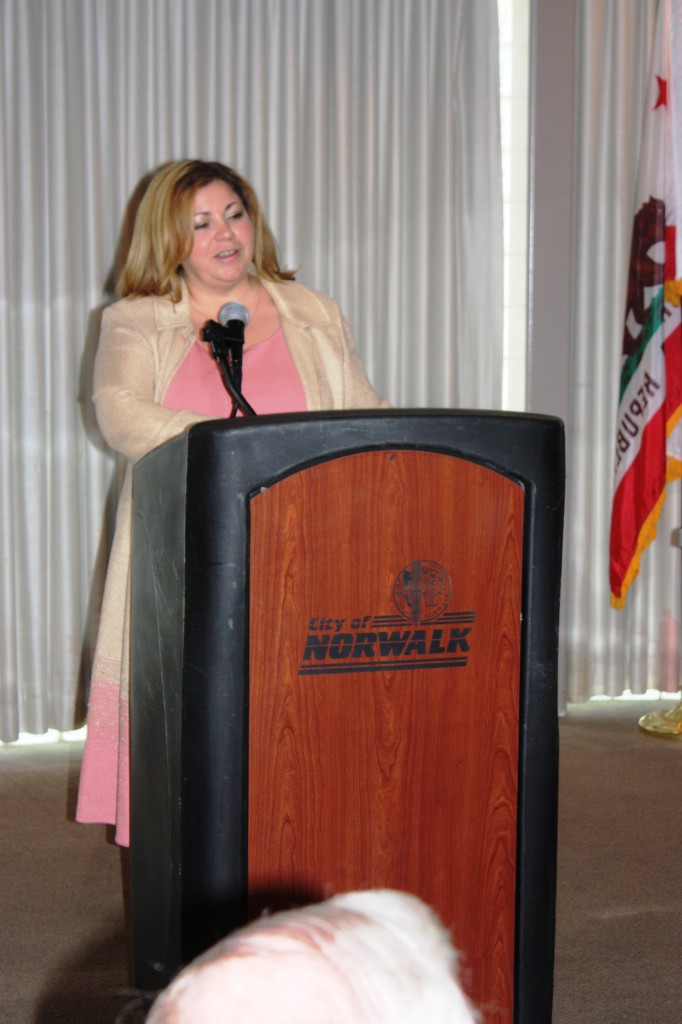 Rep. Linda T. Sanchez was in Norwalk this week.  Randy Economy Photo
