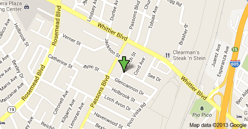 Scene of Pico Rivera homicide investigation.