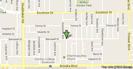 Approximate location of barricaded suspect in Norwalk on Longworth Avenue.