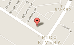 Location of murder in Pico Rivera.