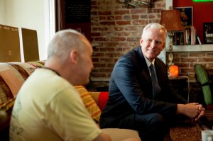 Photo from the John Morris for Assessor campaign. 