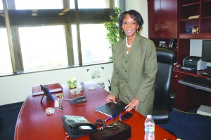 Los Angeles County District Attorney Jackie Lacey talks exclusively with Hews Media Group-Community Newspaper about her first year in office.  Randy Economy Photo