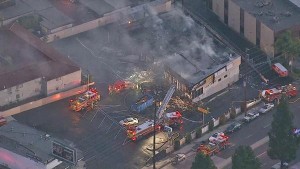 Photo from ABC7 Eyewitness News in Southern California.