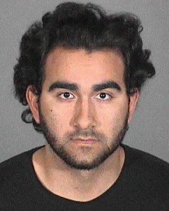  Booking photo of Coach Jonathan Adam Roldan, 23 of Esteban Torres High School in East Los Angeles.