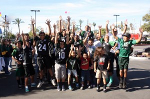 Caption: Members of the Hawaiian Gardens Pop Warner Warriors are heading to Orlando, Florida to participate in the 2013 National Championships.  The team visited with local city leaders, as well as Sheriff Lee Baca, and former Assemblyman Tony Mendoza this past week.
