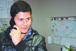 Daniel Beckham during interview this week at Hews Media Group-Community Newspaper. Randy Economy Photo
