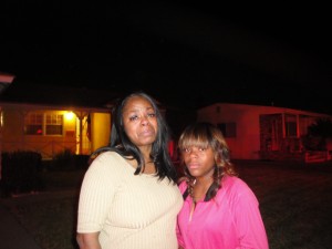 Ardella Haynes Earl, owner of the destroyed home and her daughter,  Tammye McDuff Klein Photos